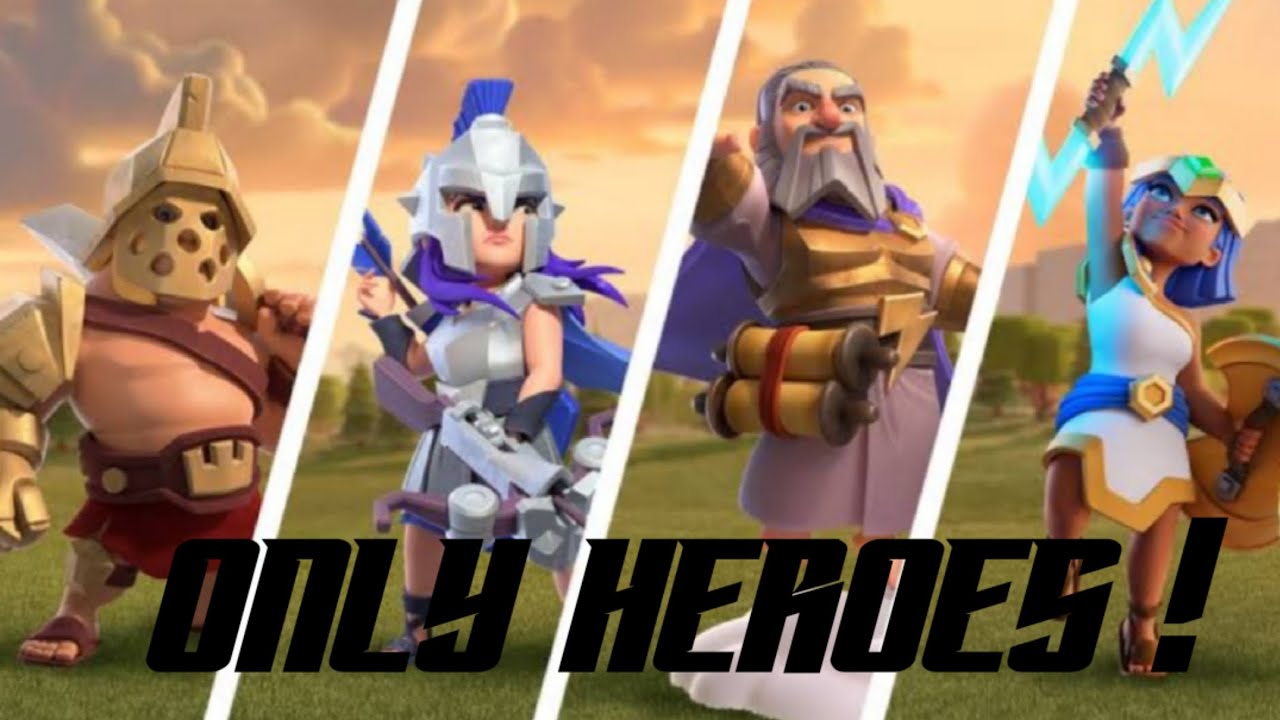 ONLY HEROES THE LAST CHALLENGE.    COC 10th anniversary final attack