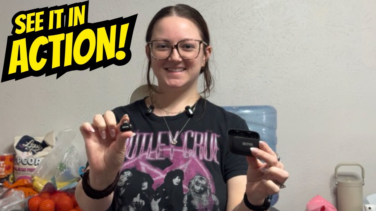 Quick Demo of the BOYA mini 2 Wireless Microphone