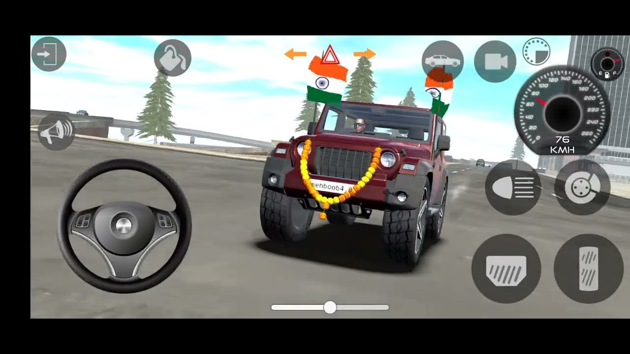 Dollar Song Modified Mahindra Thar Indian Cars Simulator 3D