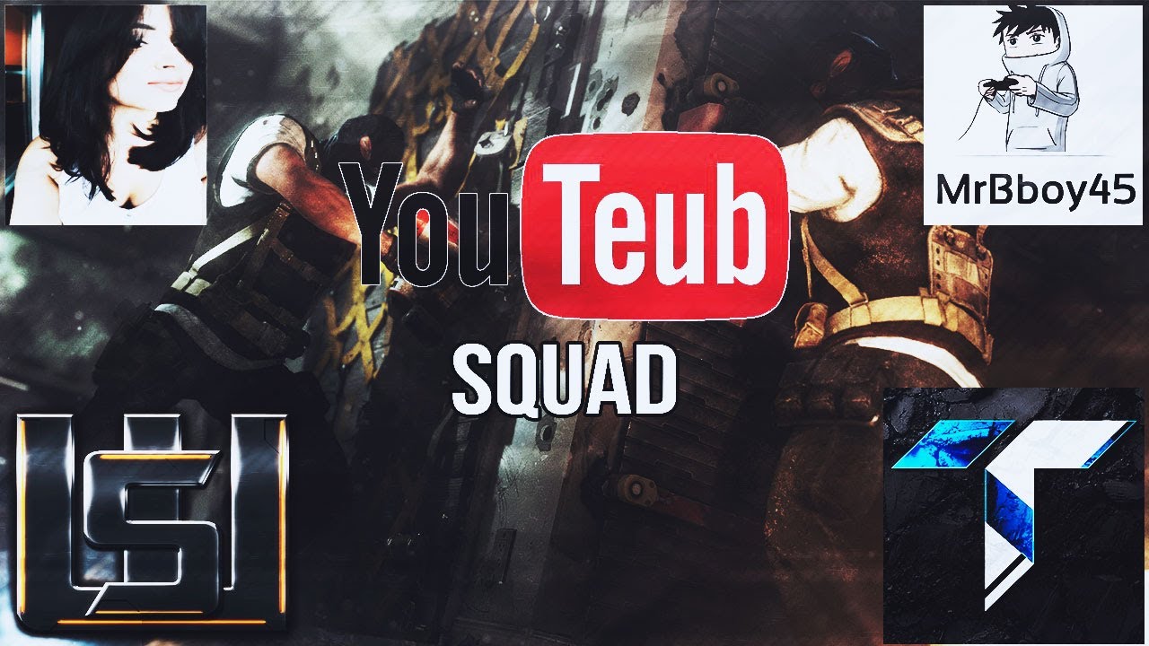 LA YOUTEUB SQUAD ! (MRBBOY45, TONYFPS, CELICIOU, ALFOUILLE, WHITESHARK67)