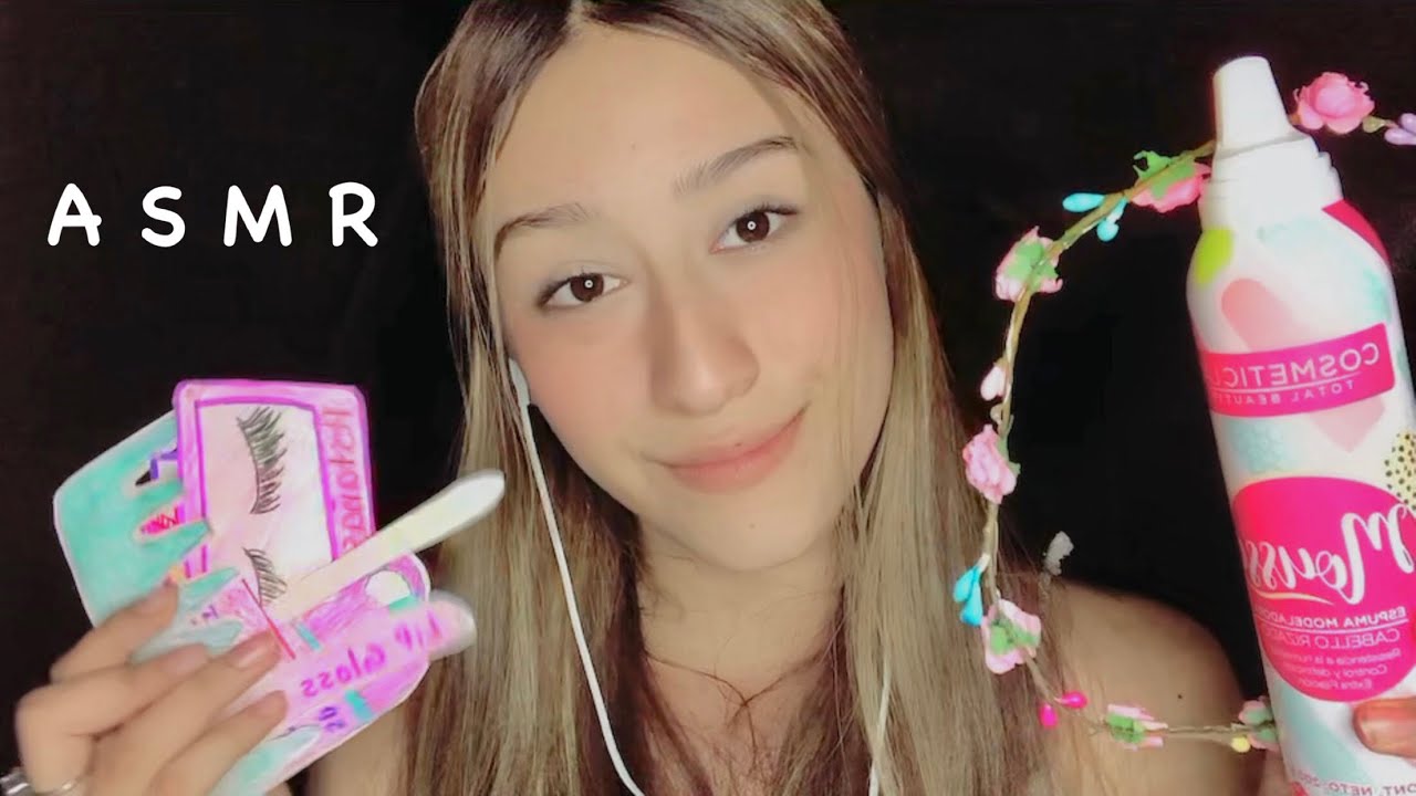 TE ARREGLO PARA TU CITA CON PAPEL — ♡ ASMR ♡  | Cinthia Asmr