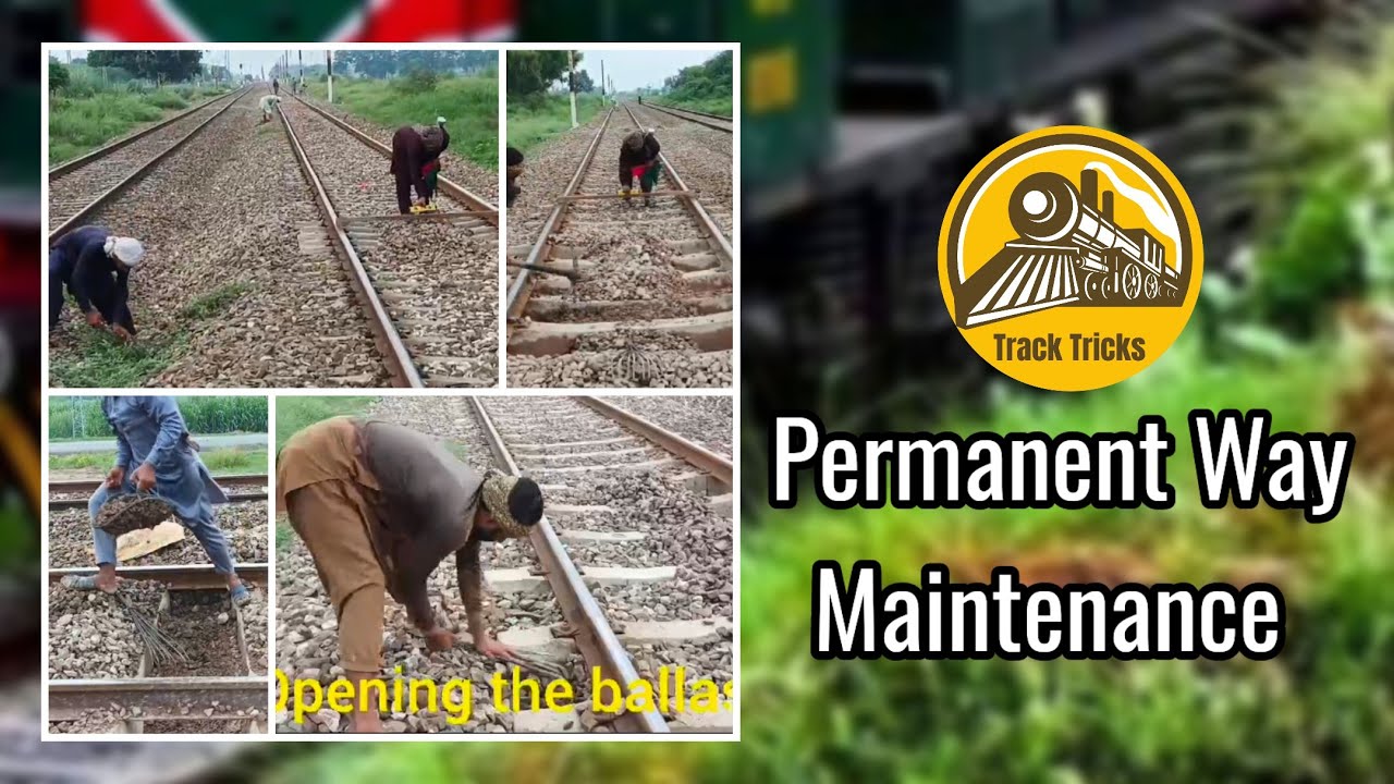Permanent Way maintenance 🛤️#tracktricks#trackmaintainer#viralvideo
