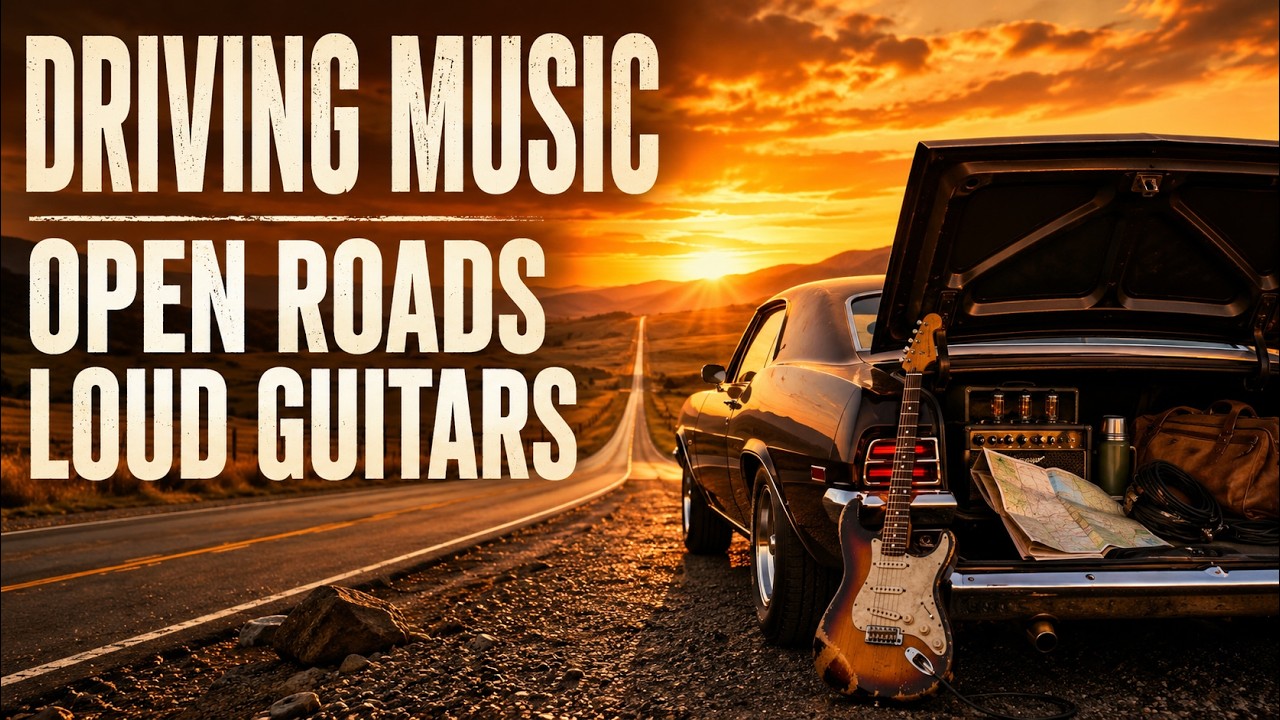 DRIVING ROCK MUSIC VOL. 1 | Best Driving Music for Long Drives, Road Trips & Open Roads