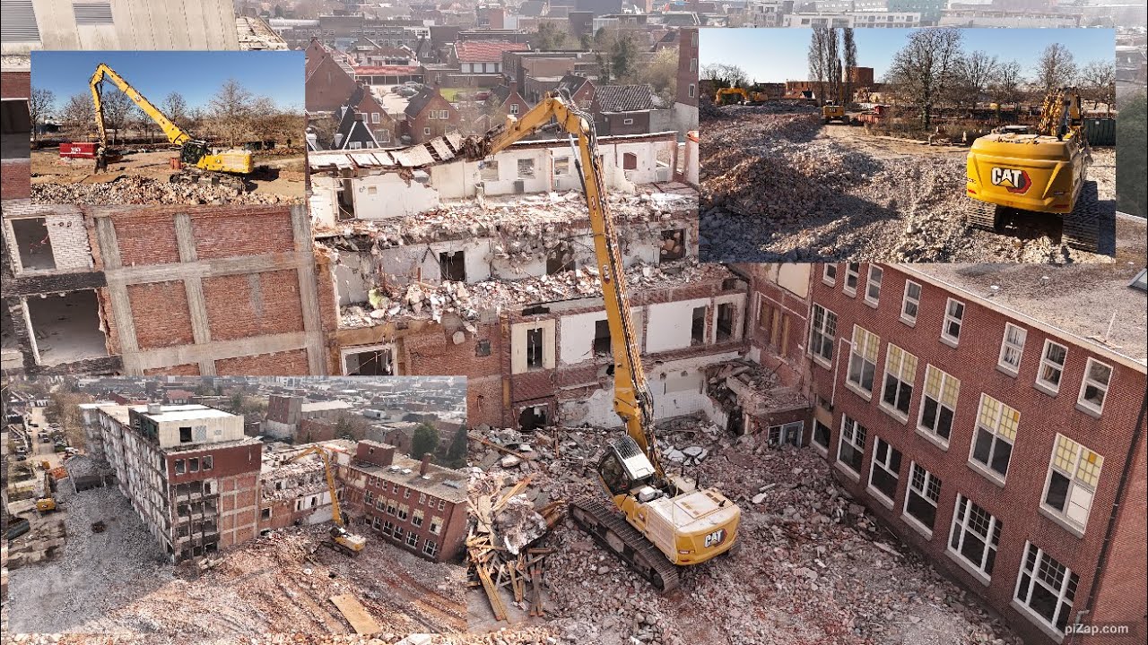 ziekenhuis slopen in Winschoten drone vlucht #oostgroningen  #oldambt