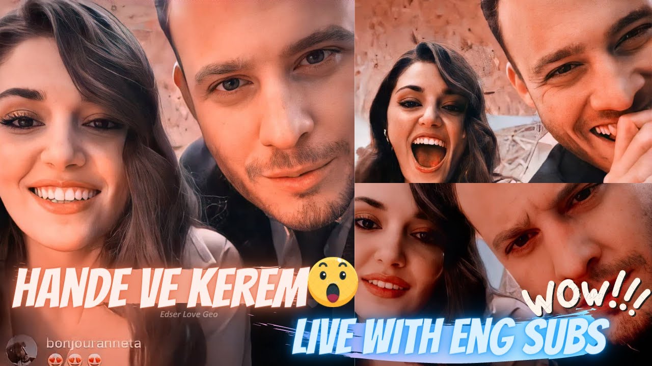 Hande and Kerem live with English subtitles | Yeni canlı yayın
