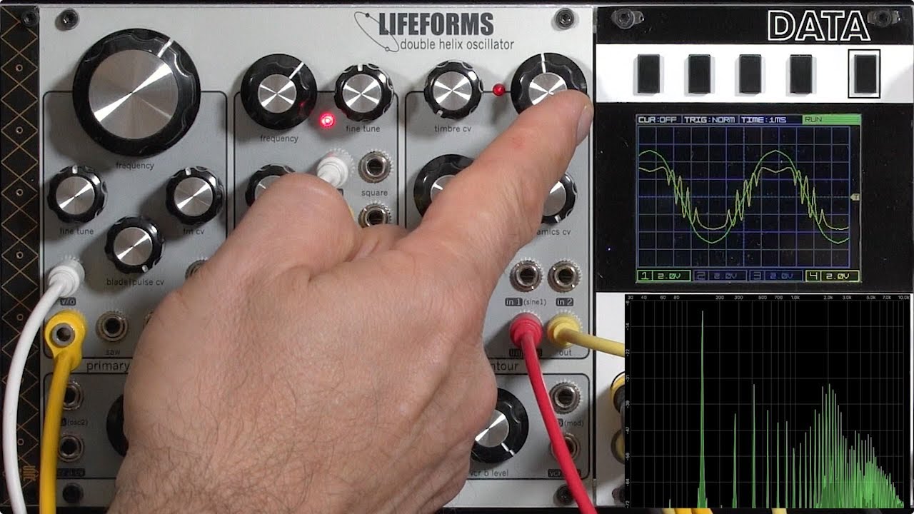 Pittsburgh Modular Double Helix Oscillator 4/4: Wavefolder + LPG (LMS Eurorack Expansion Project)
