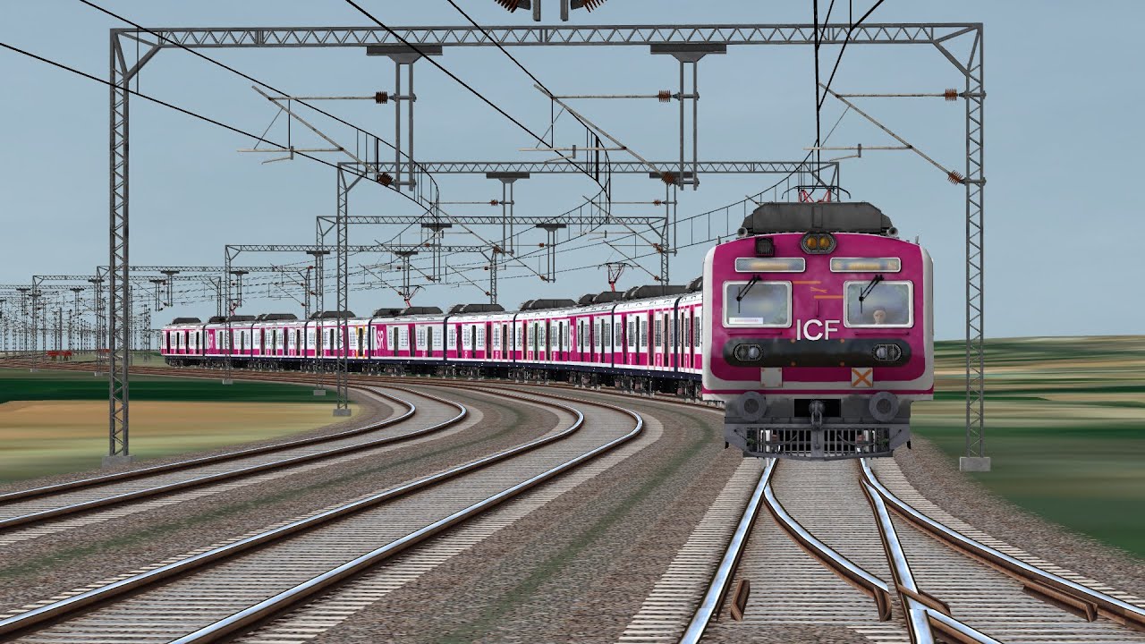 44002 Chengalpattu - Arakkonam EMU | Single Electric Line