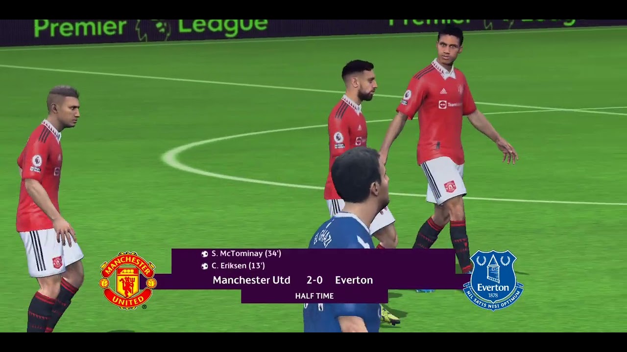 Manchester United vs Everton (2-0) Premier League | FIFA 16 mod FIFA 23 simulator