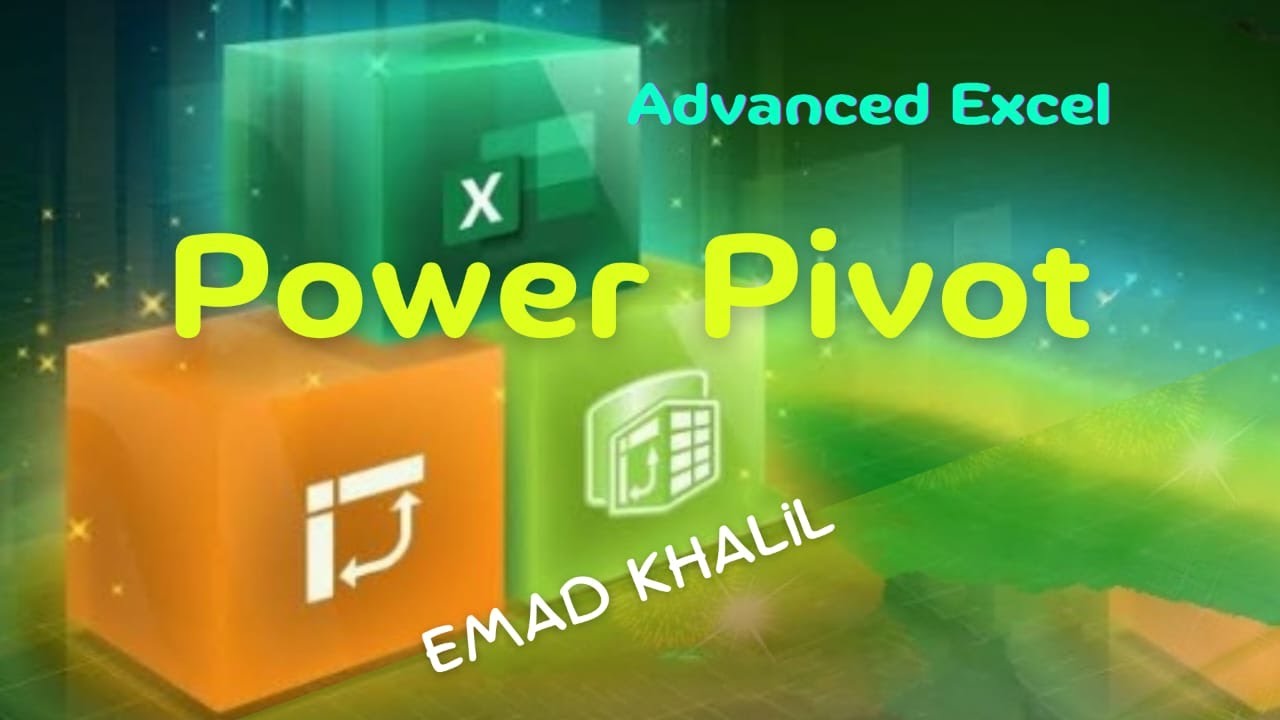 تحليل البيانات واعداد التقارير باستخدام أداة المحترفين الباوربيڤوت | How to use Power Pivot in Excel