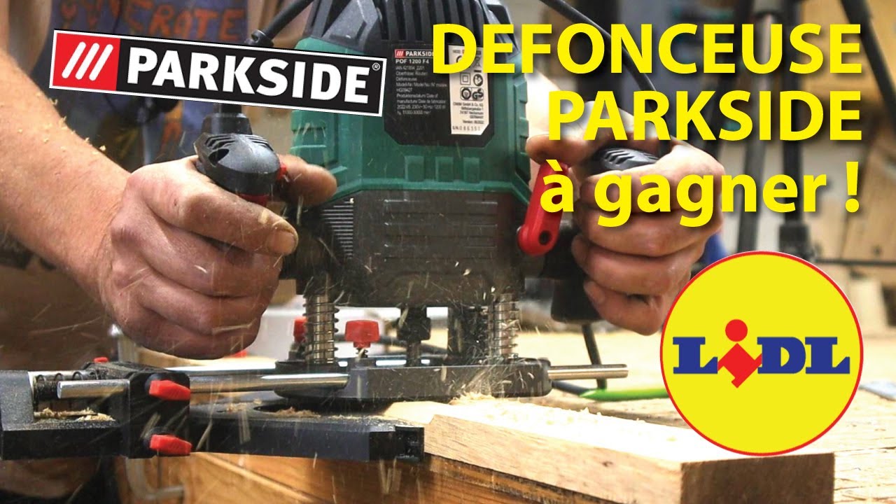 Test de la défonceuse Parkside à gagner !
