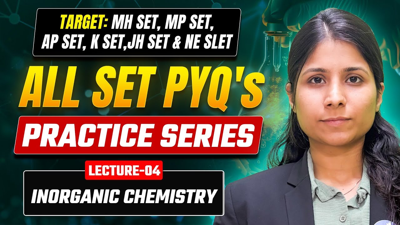 Inorganic Chemistry | Practice Series | SET Chemistry | Lec 04 | IFAS