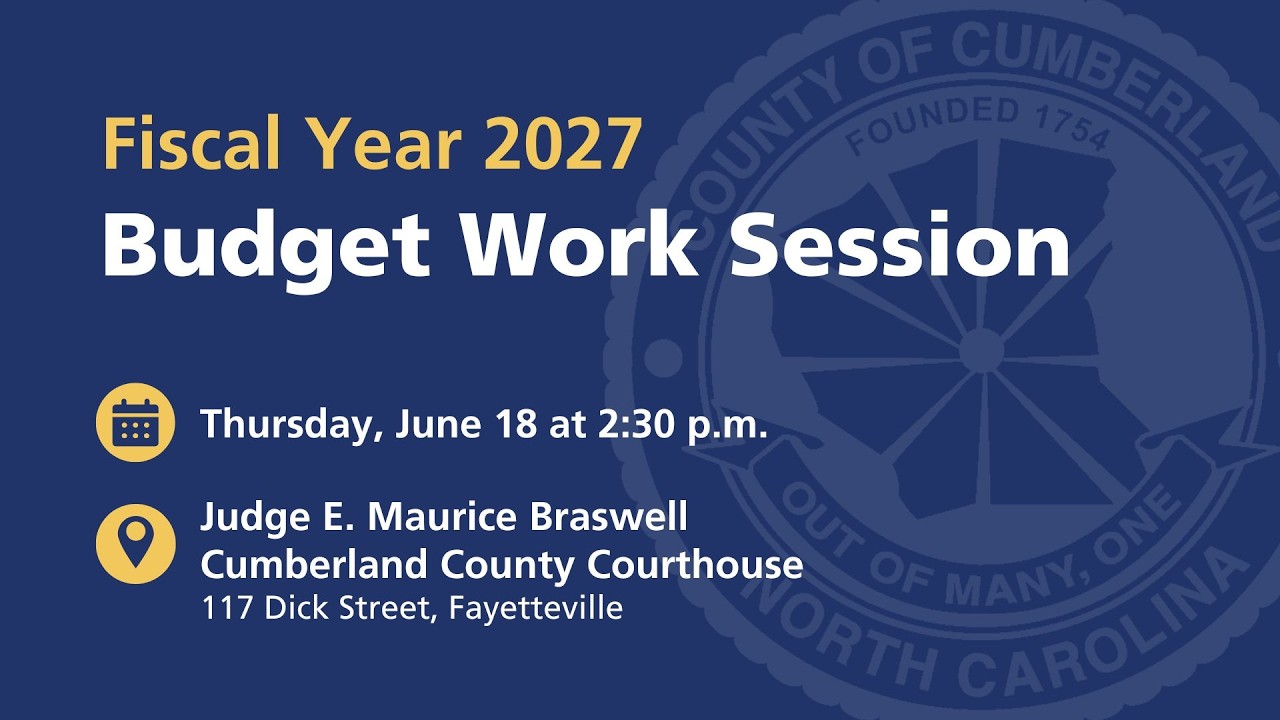 FY 2027 Budget Work Session - June 18, 2026