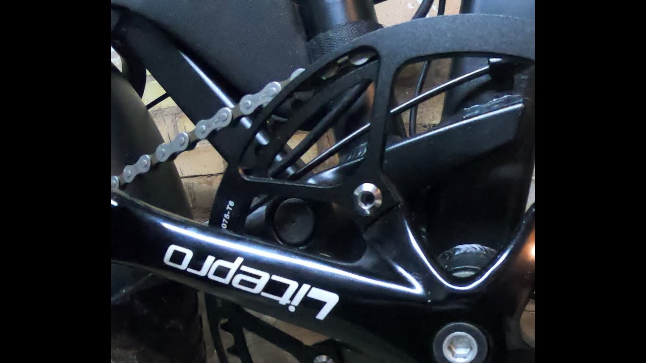 Changing Fiido M1 pro Ebike crank set from 52 to 58 Teeth,