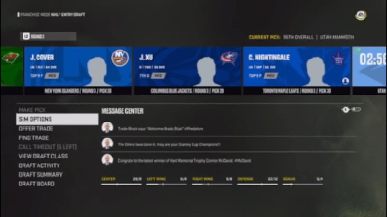 Franchise mode Toronto Maple leafs part 2