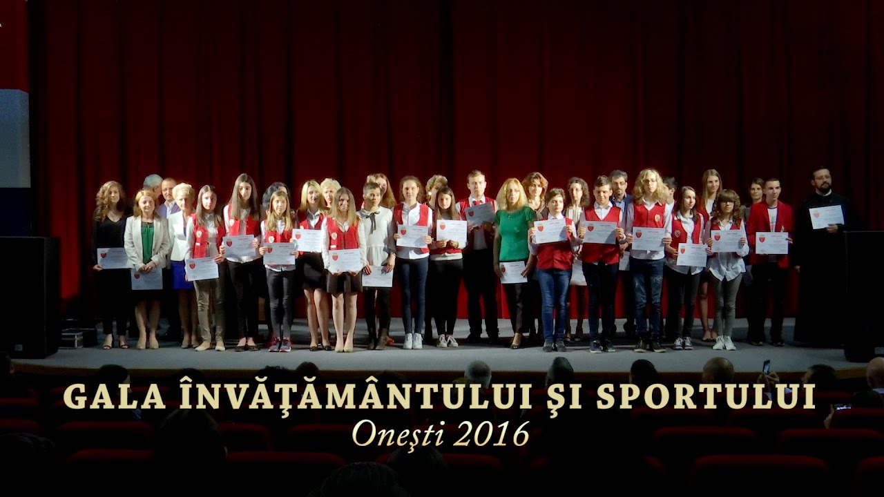 Gala Invatamantului si Sportului Onestean 2016