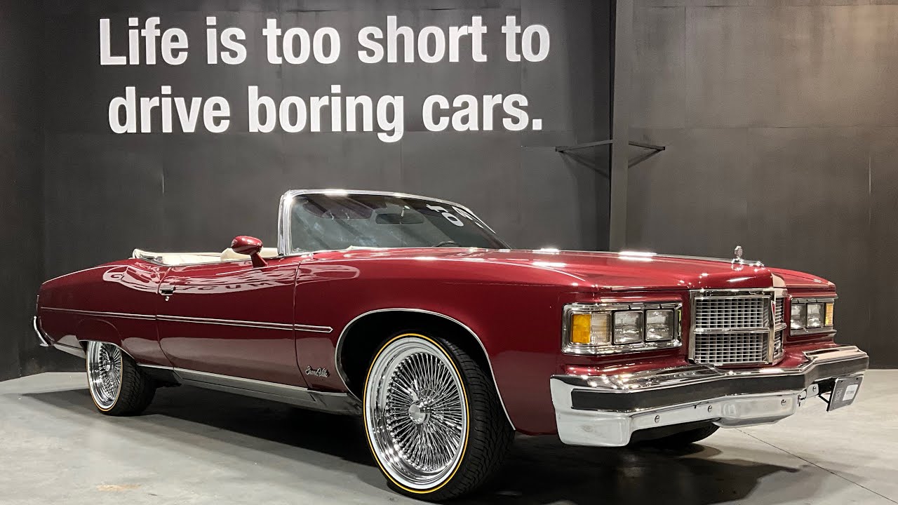 1975 Pontiac Grand Ville Brougham Convertible $26,995