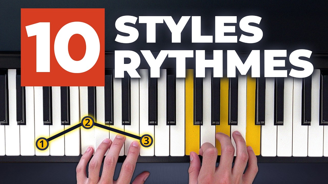 10 RYTHMIQUES pour jouer dans (quasi) tous les STYLES musicaux au piano