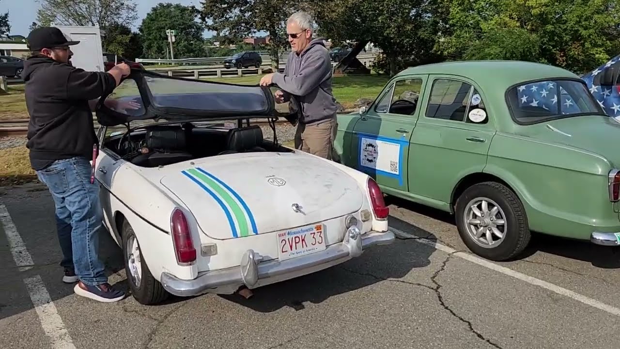Lemons Rally Day 2: MGB joins Riley; Miata owner TRIGGER WARNING!; #MGBdown; Blues Bros at Big Berry