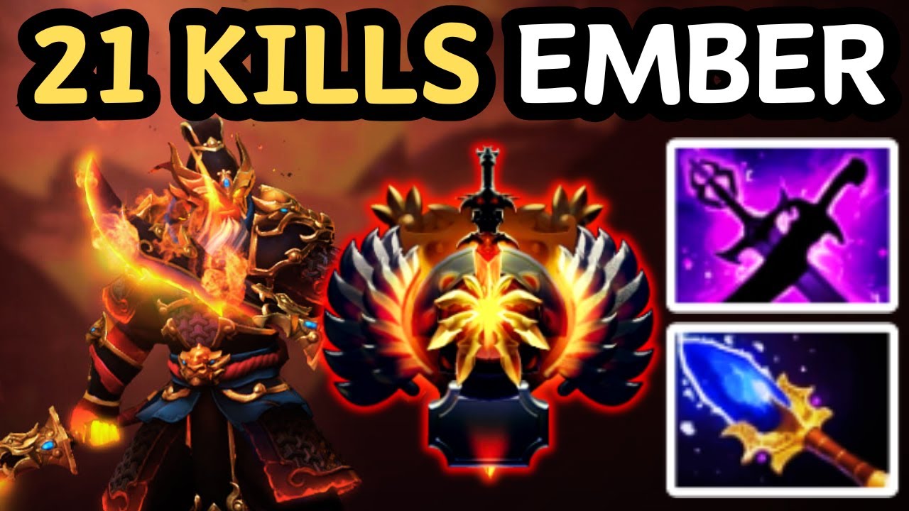 🔥 MID EMBER SPIRIT WENT UNTOUCHABLE 💀 21 KILLS | DOTA 2 🔥