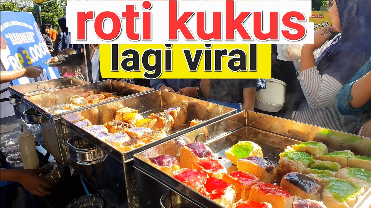 ROTI KUKUS BAROKAH 3000 an rame terus street food indonesia harus rela antri