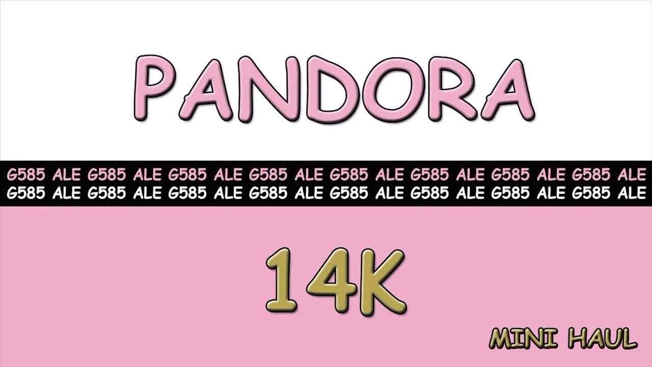 Pandora 14k Gold G585 Mini Haul - New!!!