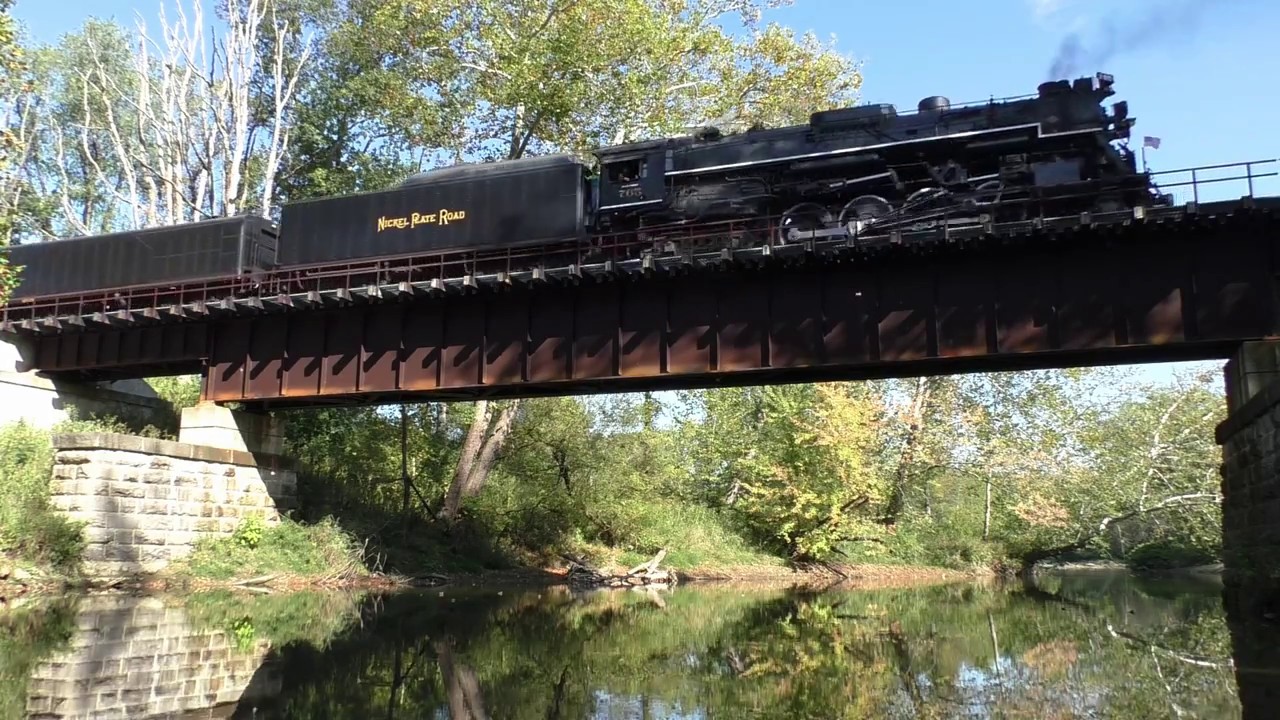 NKP 765 Steam in the Valley 2017 Part 4 : Big steam over the Cuyahoga River