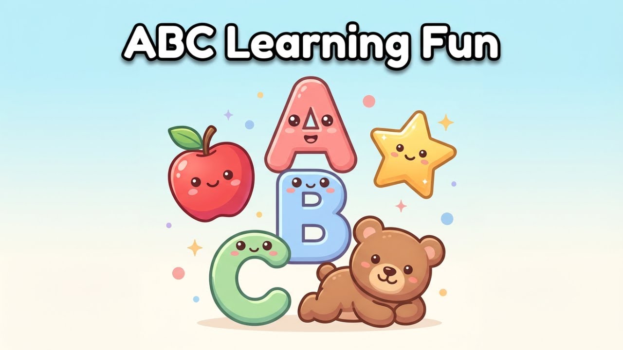 ABC Alphabet Learning for Toddlers | A–Z Letters & Real-Life Objects | Calm Educational Video