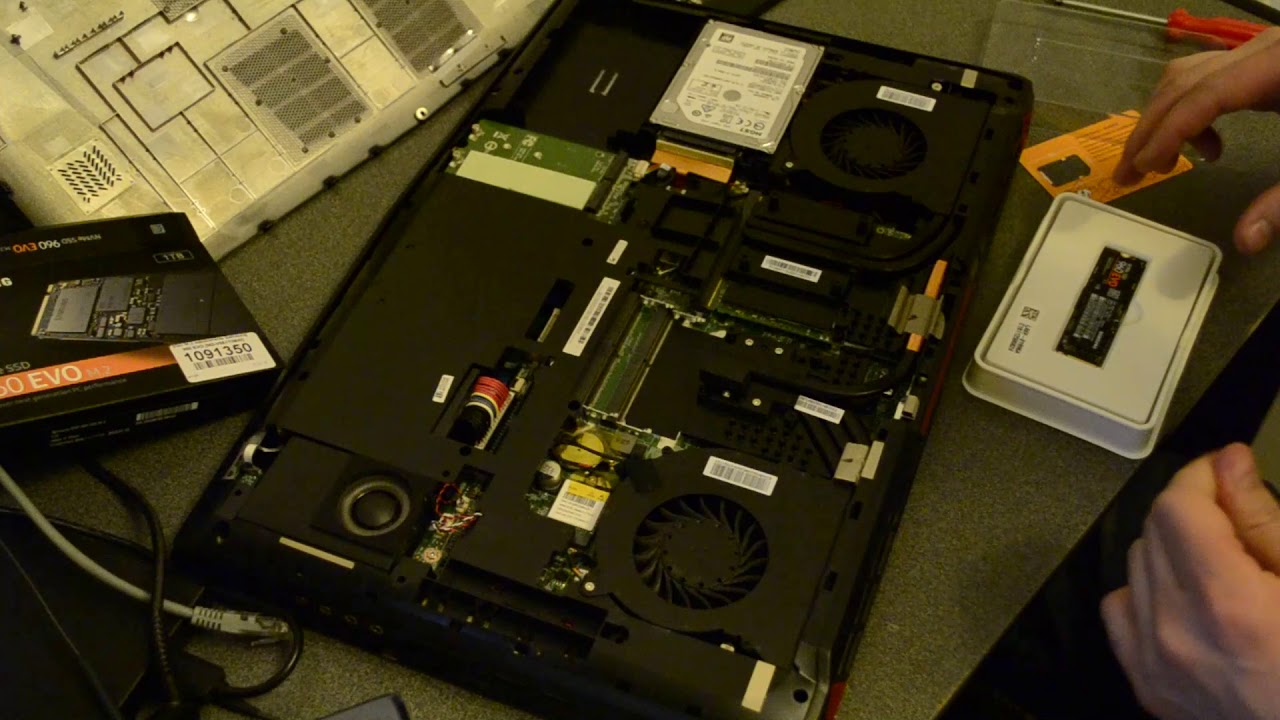 Установка SSD M.2 (1024 Gb SSD M.2 накопитель Samsung 960 EVO [MZ-V6E1T0BW])