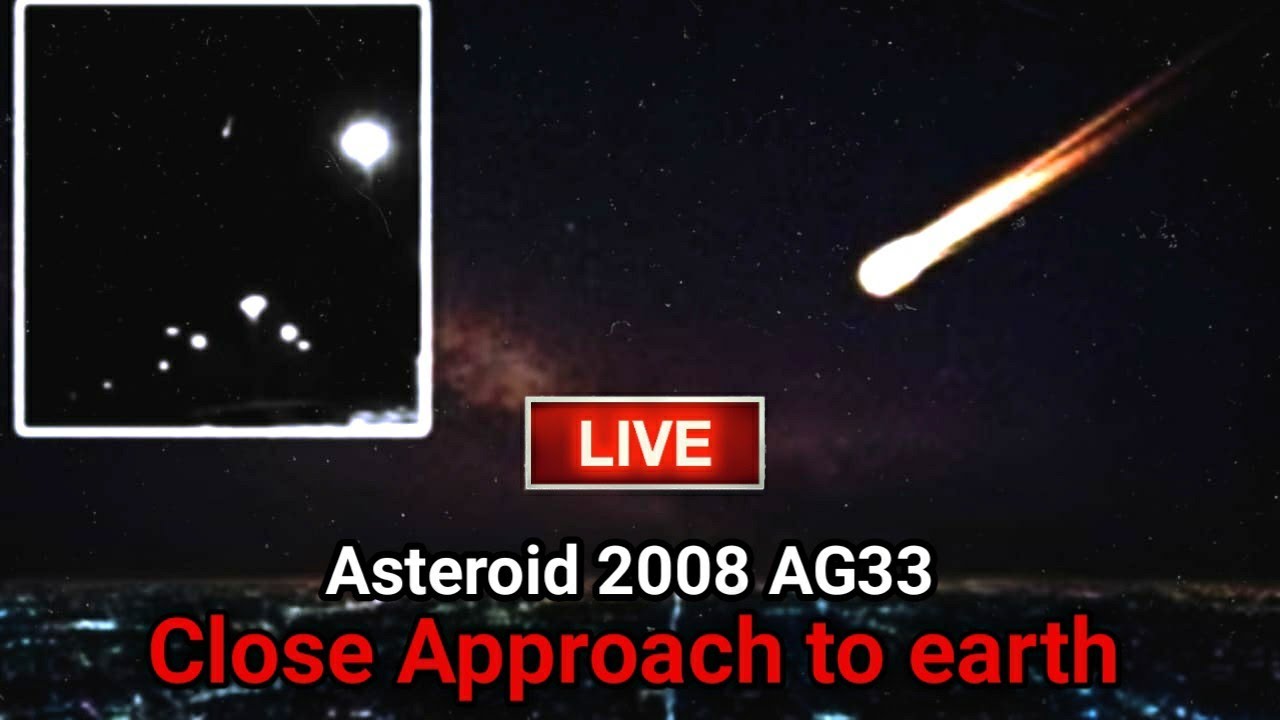 Asteroid 2008 AG33!!  Asteroid passing Earth today live।28 April 2022 Asteroid live.