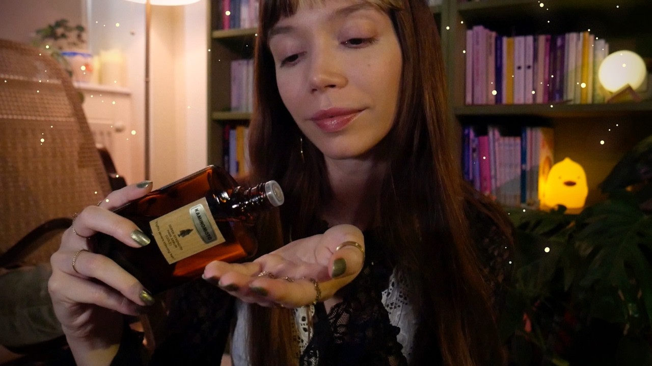 ASMR | Rituel de pleine lune 🌝 attention personnelle, soin des cheveux, anti-insomnie