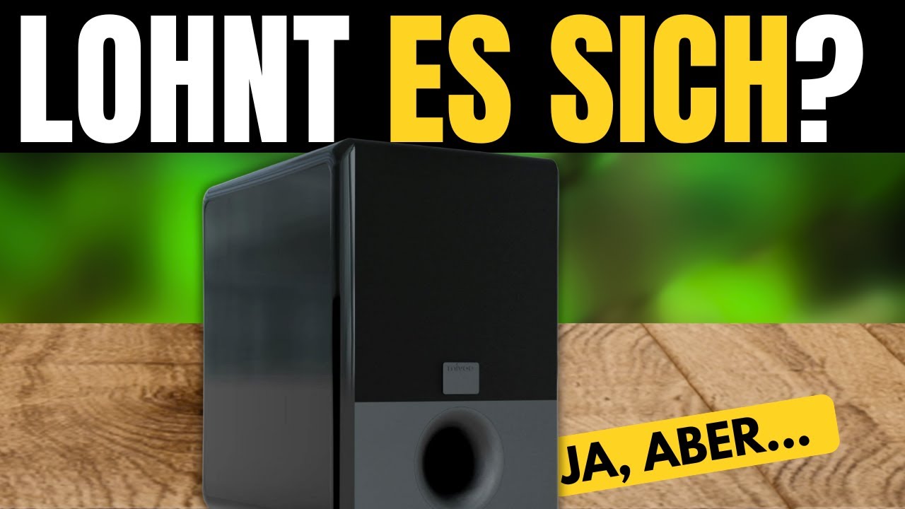mivoc Hype 10 G2 HiFi Aktiv Subwoofer Schwarz, 10 Zoll, 300W, 20&ndash;180 Hz f&uuml;r Heimkino und Musik