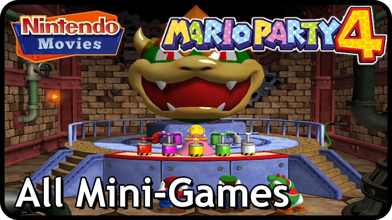 Mario Party 4 - All Mini Games (Multiplayer)