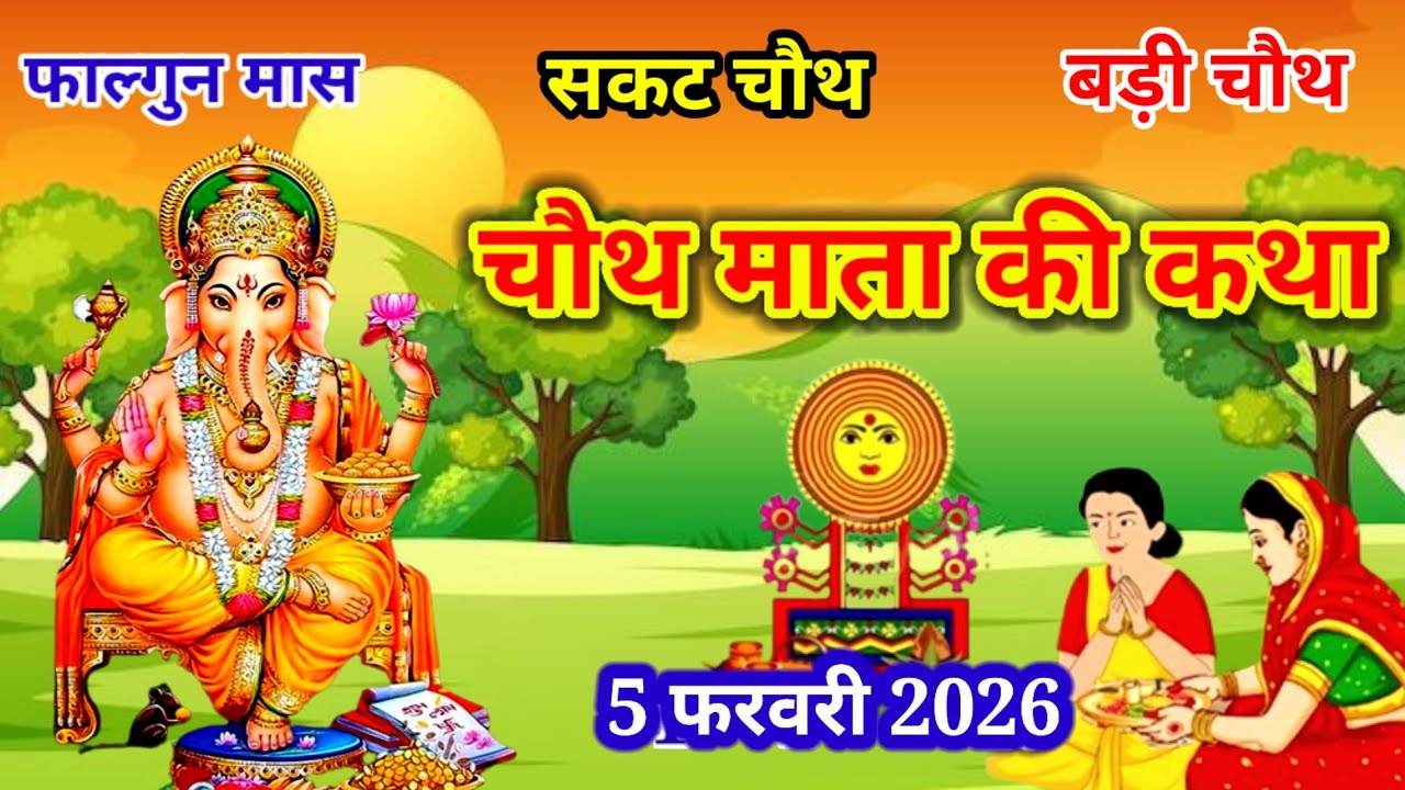 फाल्गुन मास चौथ माता की कथा |chauth Mata Ki Kahani | संकट चौथ की कथा | Chauth Mata ki Katha