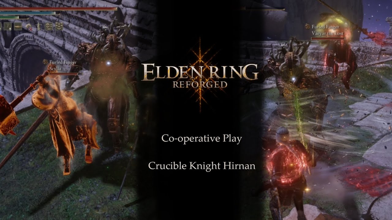 Elden Ring Reforged - Master Mode, Co-op - Crucible Knight Hirnan