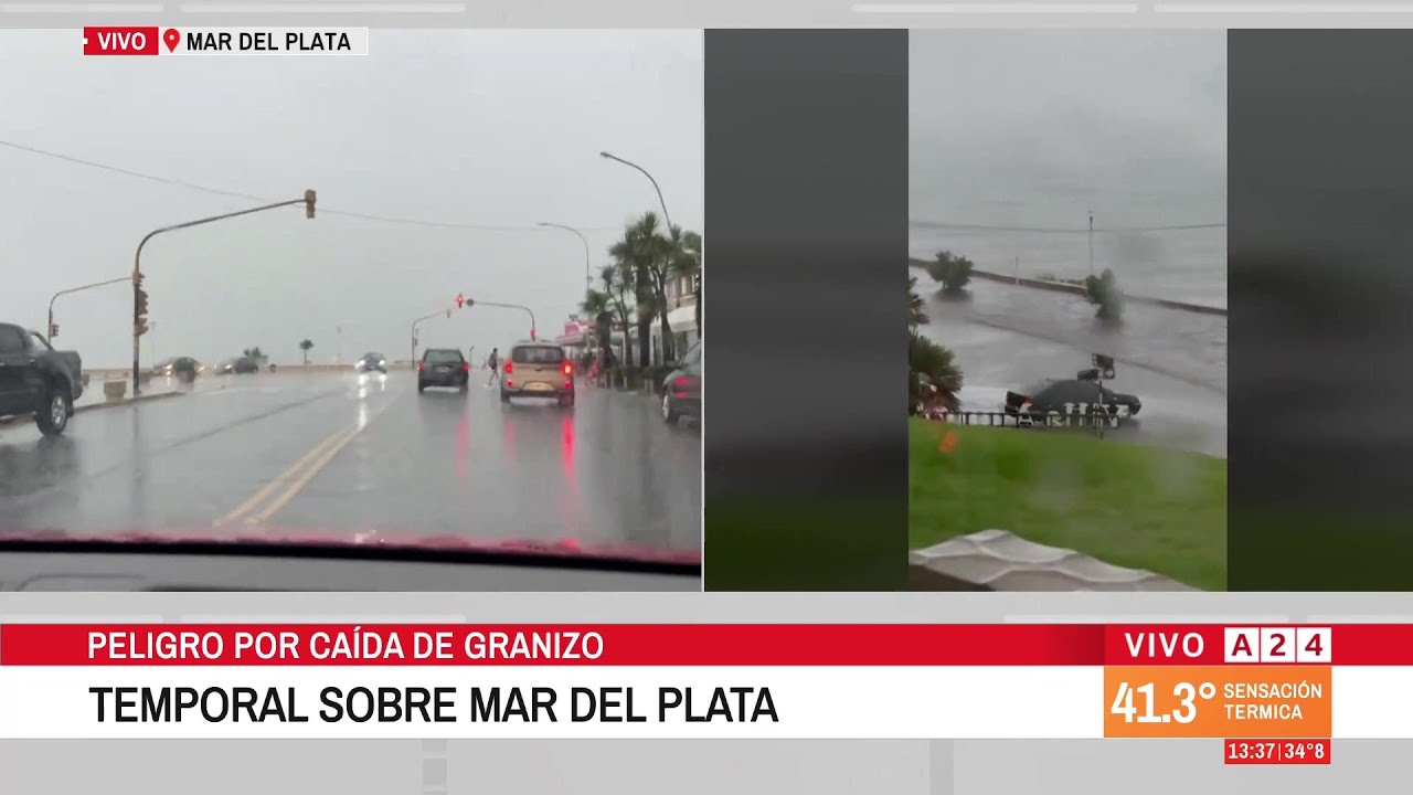 ⛈ TEMPORAL HISTÓRICO EN MAR DEL PLATA