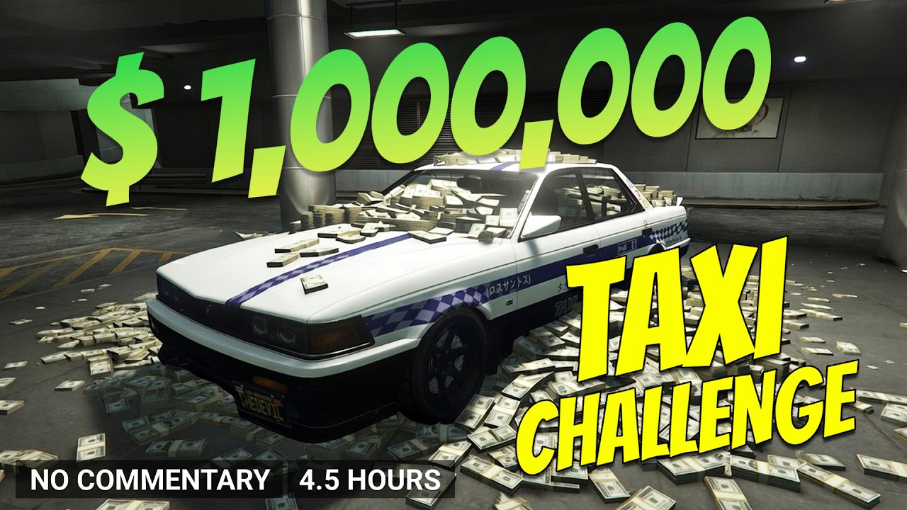 I Made $1,000,000 ONLY Driving a Taxi in GTA