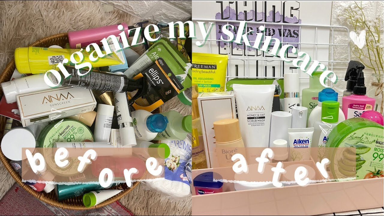 Organize My Skincare🥰🥰🥰 Malaysia🇲🇾 from bersepah to kemas🤭