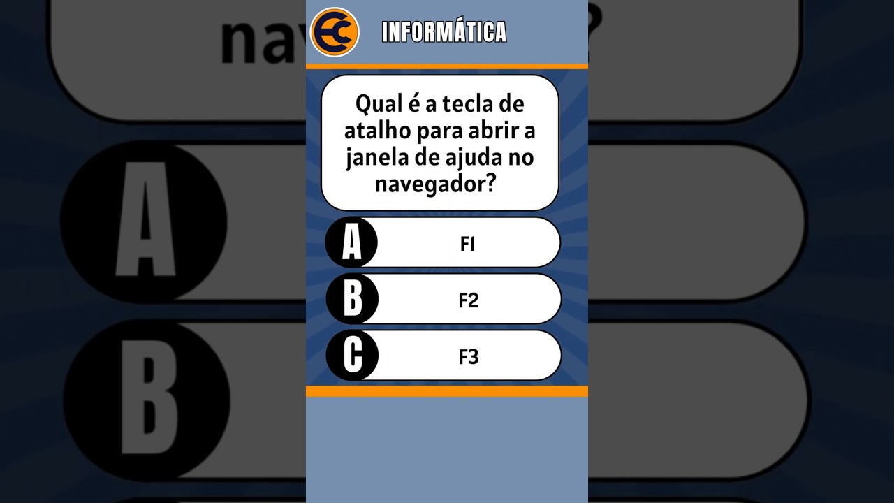 🎯 QUIZ DE INFORM&Aacute;TICA PARA CONCURSOS COM PERGUNTAS E RESPOSTAS. #quiz #quiztime #concursosp&uacute;blicos