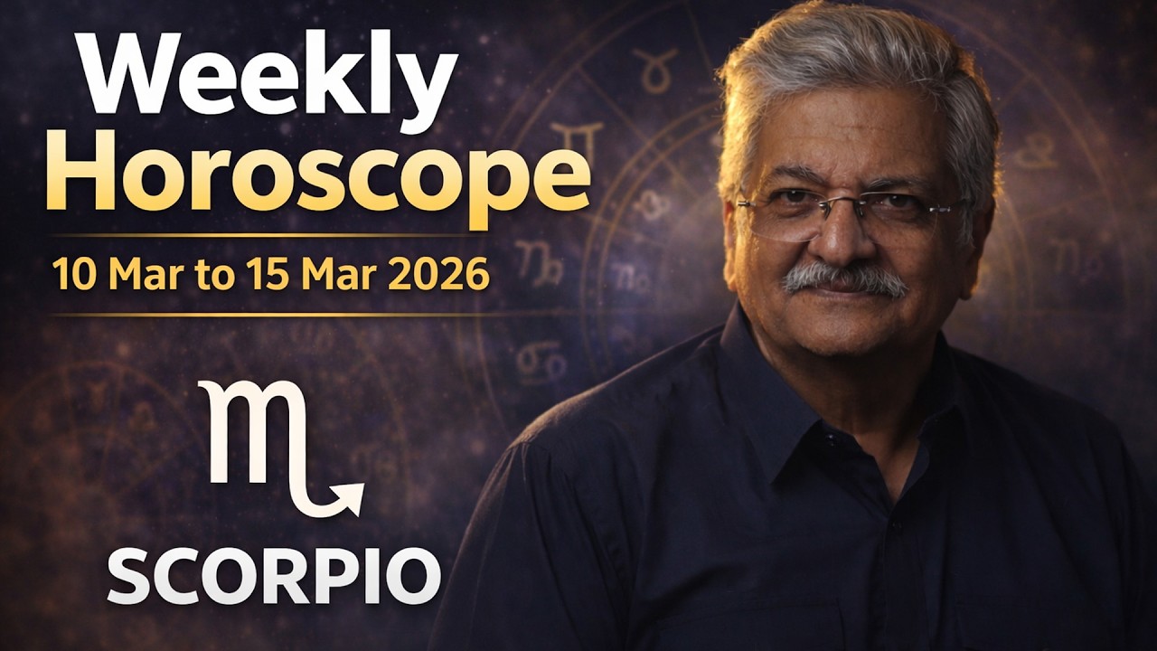 Scorpio Weekly Horoscope  | 10 March  to 15 March  2026 |  Syed M Ajmal Rahim