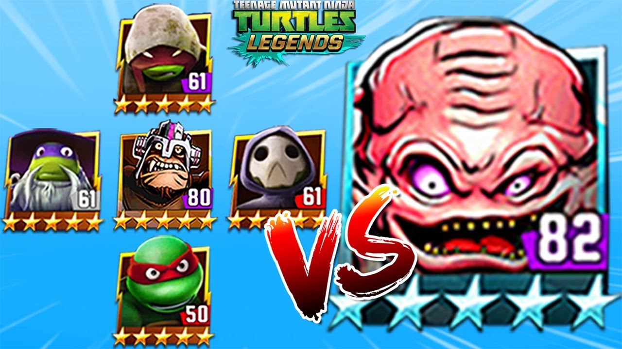 TMNT Legends Krang Classic VS Dr Rockwell And Ninja Turtles