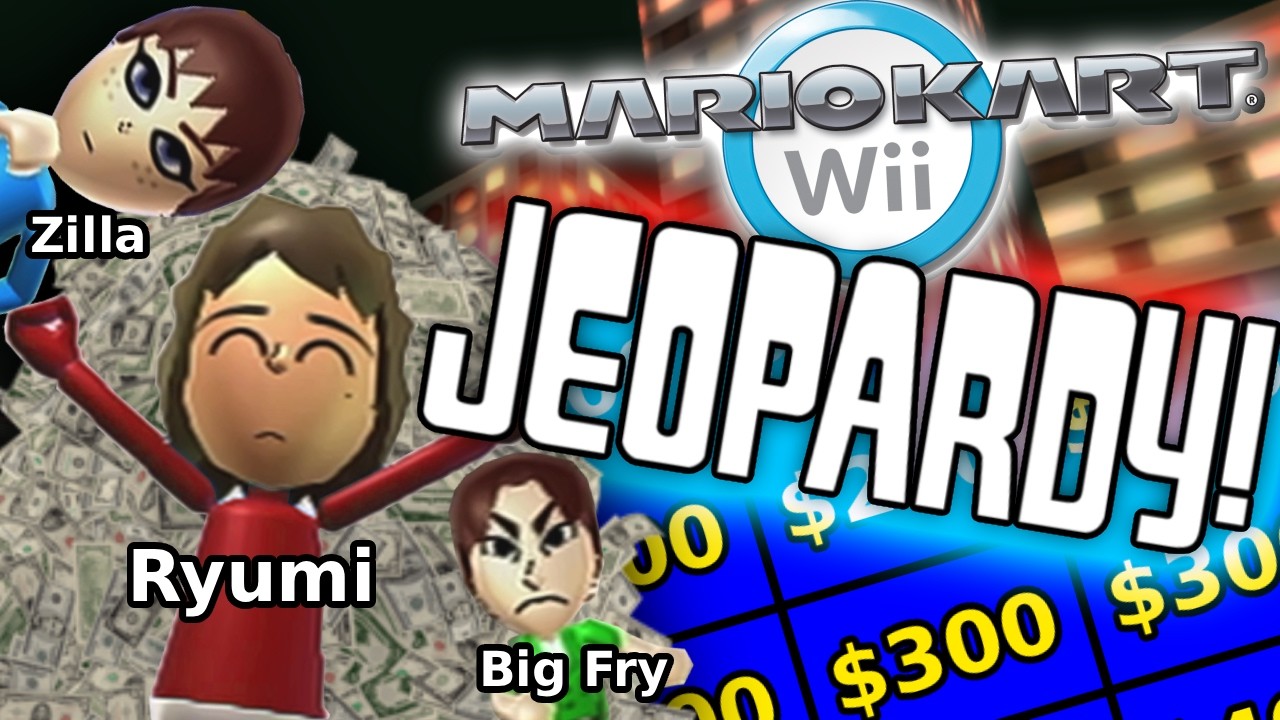 We played (very scuffed) Mario Kart Wii JEOPARDY!