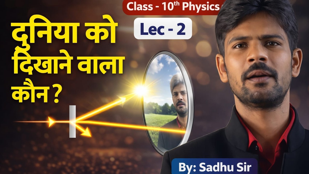 दुनिया को दिखाने वाला : Reflection of Light in Physics | Easy Concepts by Sadhu Sir
