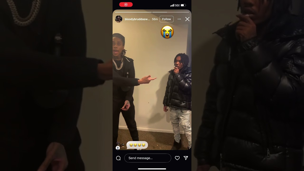 Bloodhound lil Jeff ARGUING with Bloodhoind T Slick!! 🩸🔥 #bloodhound #drill #rap #hiphop