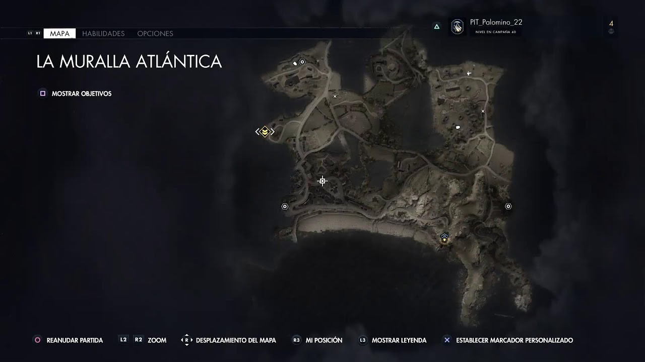 Sniper Elite 5, mision 1, la muralla Atlántica