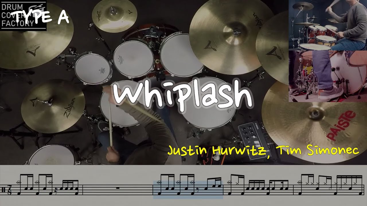 Whiplash(동영상악보)(TYPE A)-Justin Hurwitz, Tim Simonec-유한선-드럼악보,드럼커버,Drum cover,drumsheetmusic