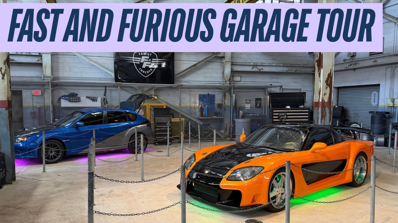Fast and Furious Behind the Scenes Garage Tour at Universal Studios Florida