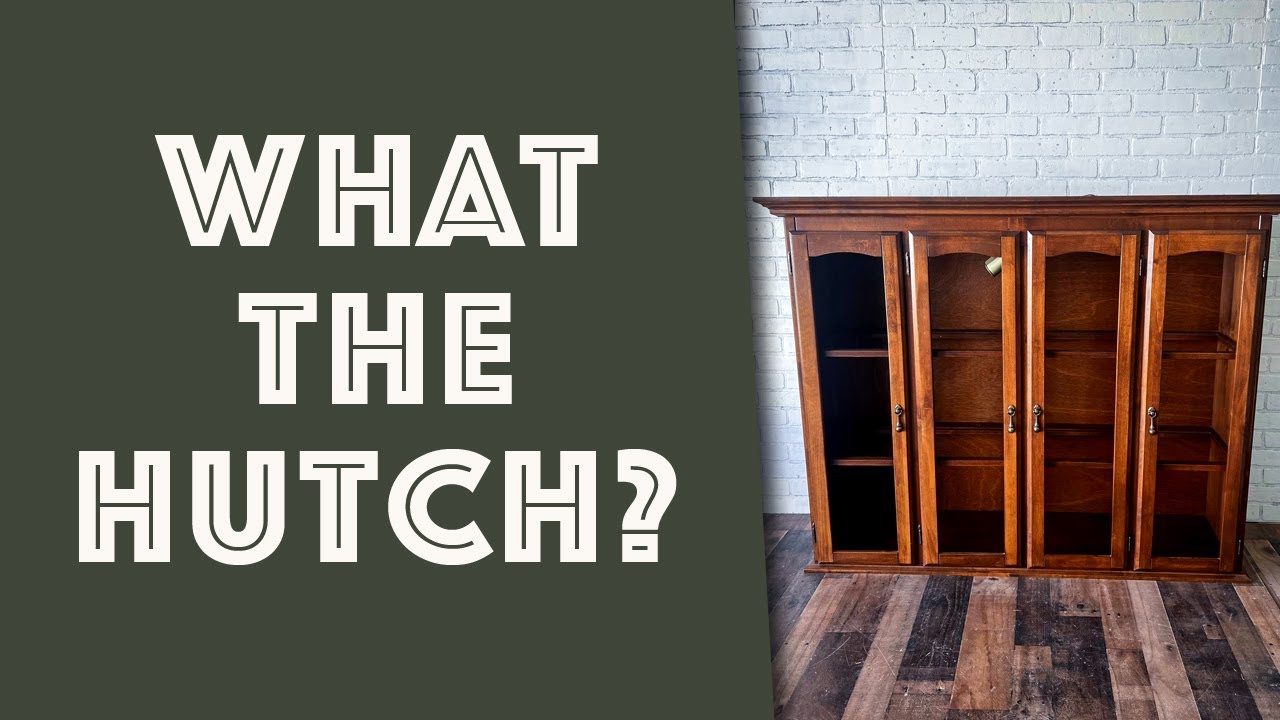 China Cabinet Updated/ Hutch gets DIY BASE and FUSION Paint