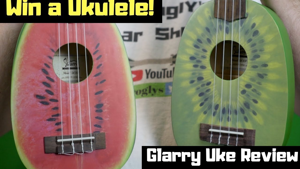 Win A Ukulele! The Fruit Shaped eBay Ukes | Glarry UC101 Review + Demo