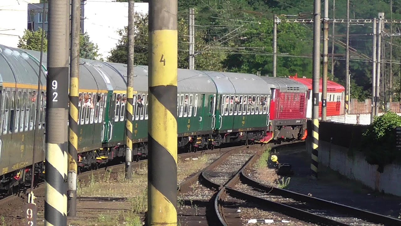 Jízda vlakem R 10040 KŽC Doprava (Praha - Česká Kamenice) - 18.6.2016