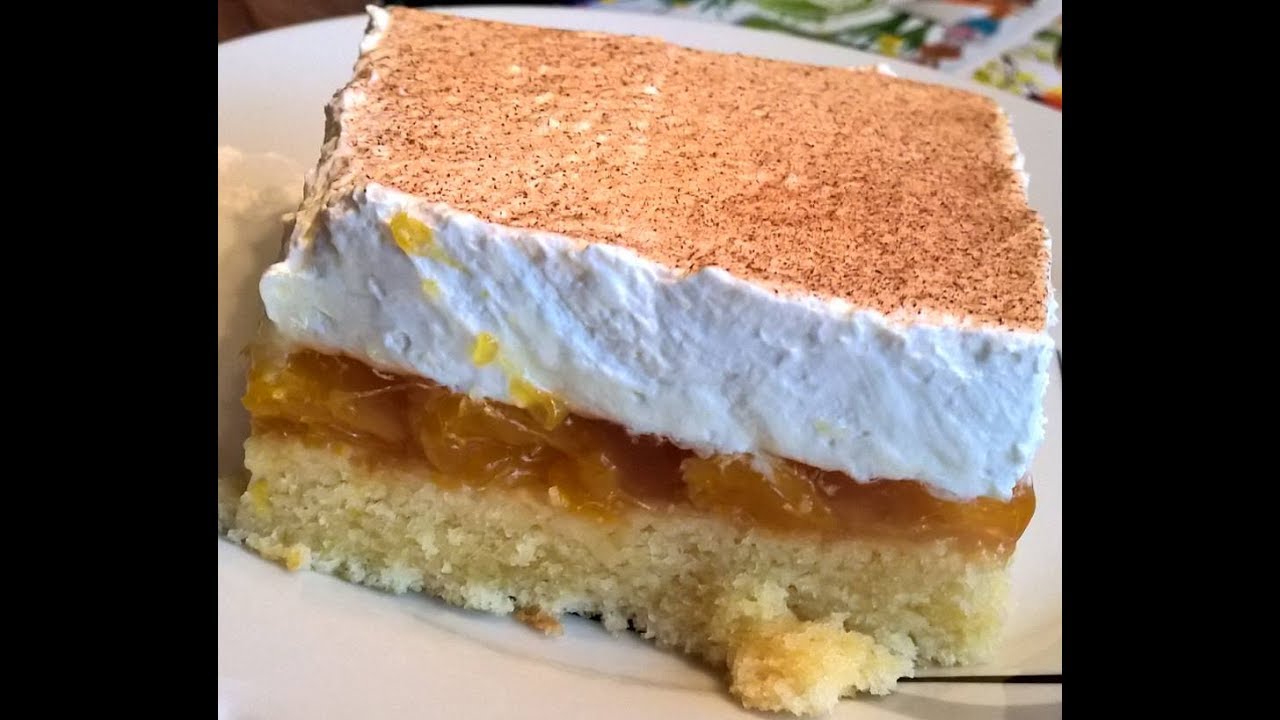Mandarinen-Schmand Kuchen als Blechkuchen